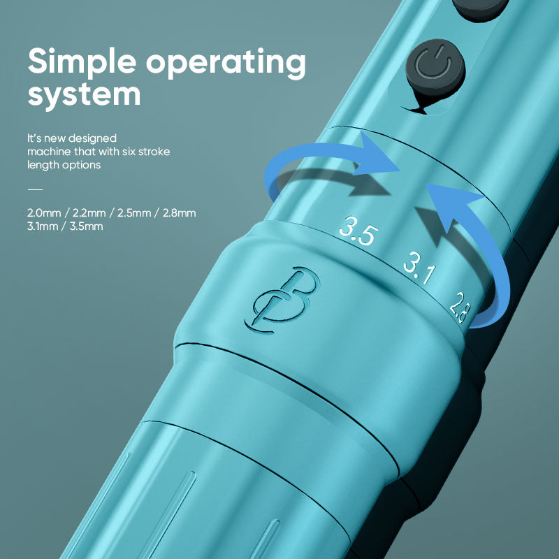 Máquina de tatuaje inalámbrica Biomaser U1 PMU para cejas y labios