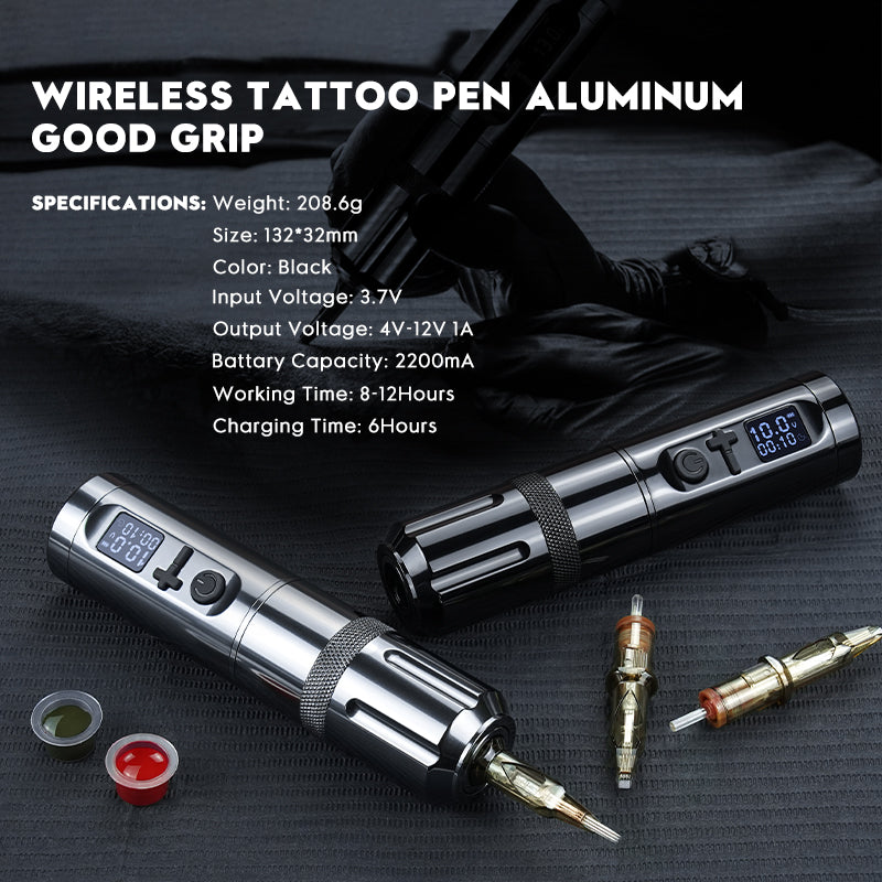 Máquina de tatuaje inalámbrica con pluma de 4,0 mm de recorrido ThunderlordPower K6022