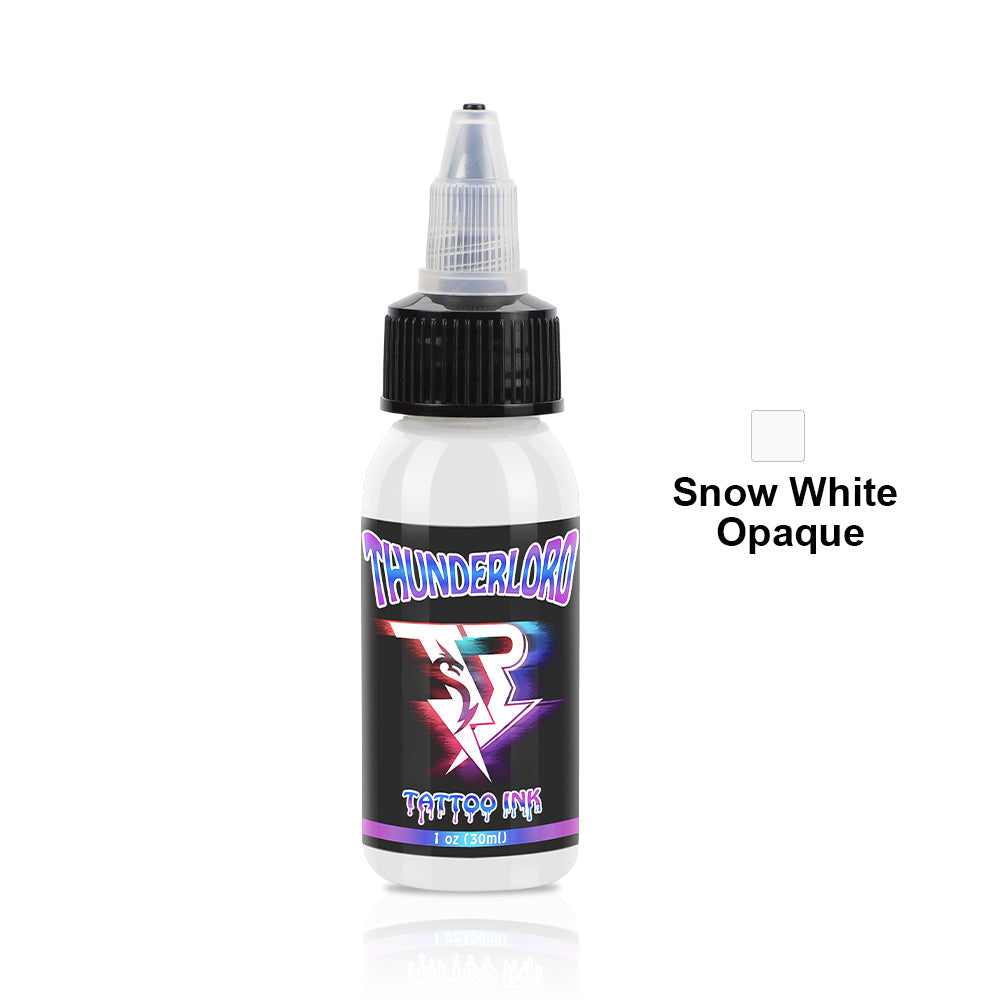 Thunderlordpower Tattoo Ink Snow White Opaque 1OZ/30ML