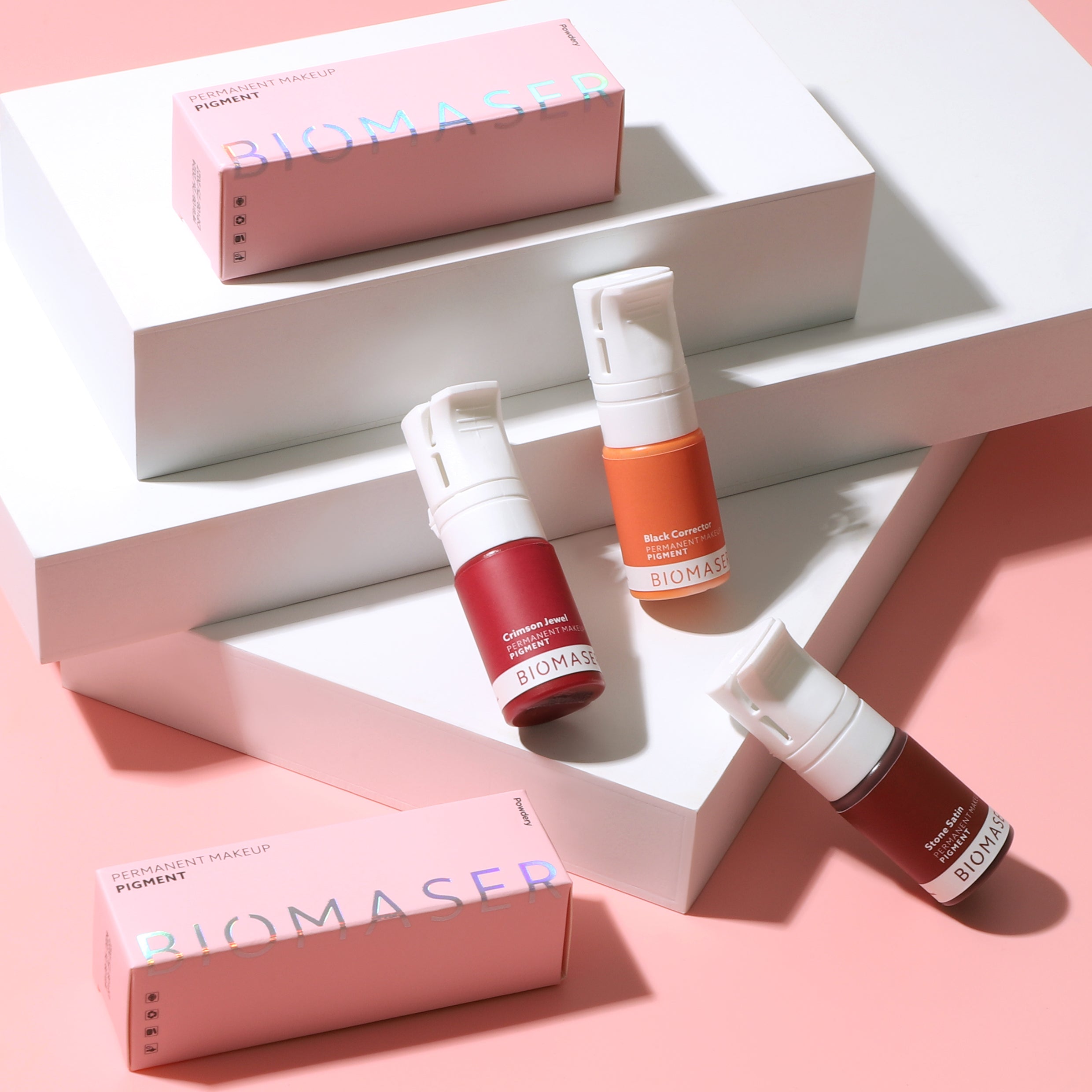 Tinta pigmentada Biomaser Powder PMU para cejas