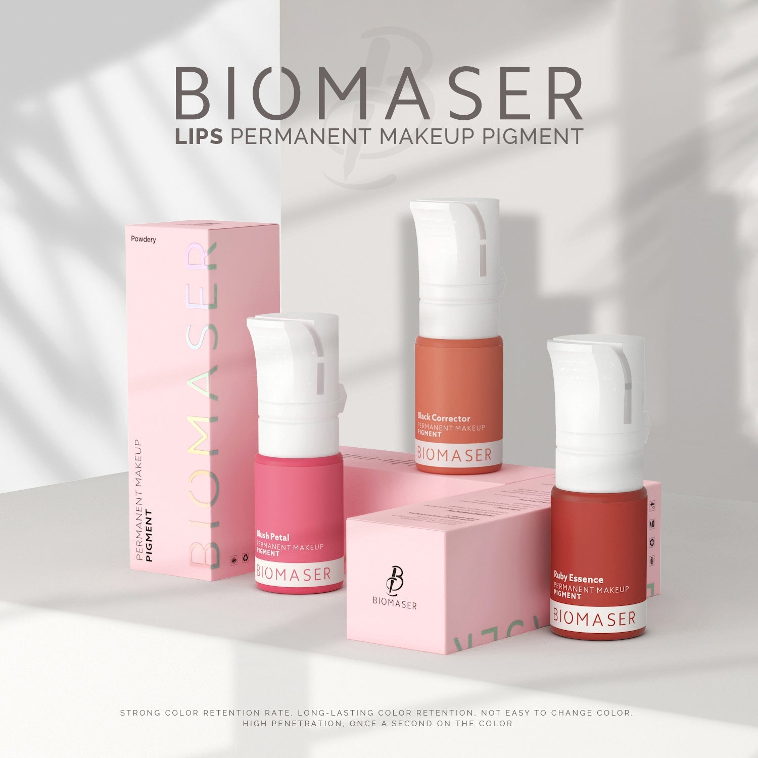 BiomaserPowder PMU Pigment Ink for Lips