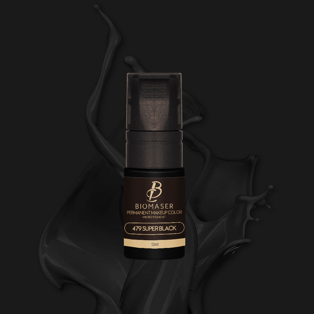 Delineador de ojos líquido Biomaser, tinta pigmentada para máquina de micropigmentación de maquillaje permanente, pigmento de 12 ml