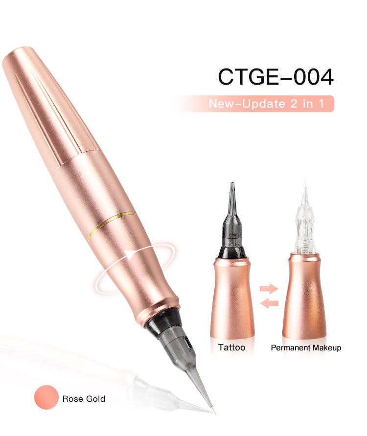 3mm stroke Tattoo Machine Double head Tattoo permanent makeup CTGE004