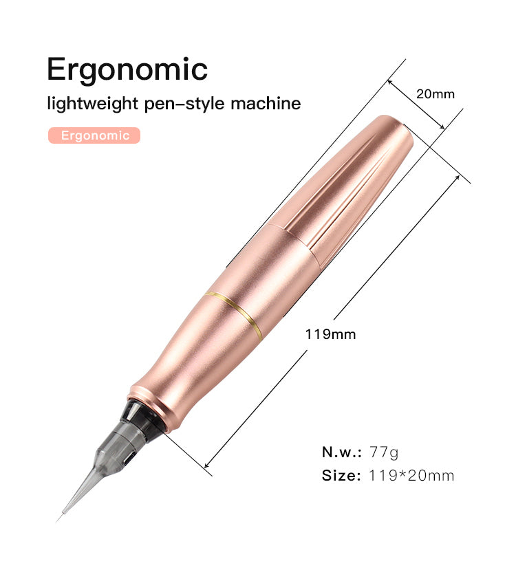 3mm stroke Tattoo Machine Double head Tattoo permanent makeup CTGE004