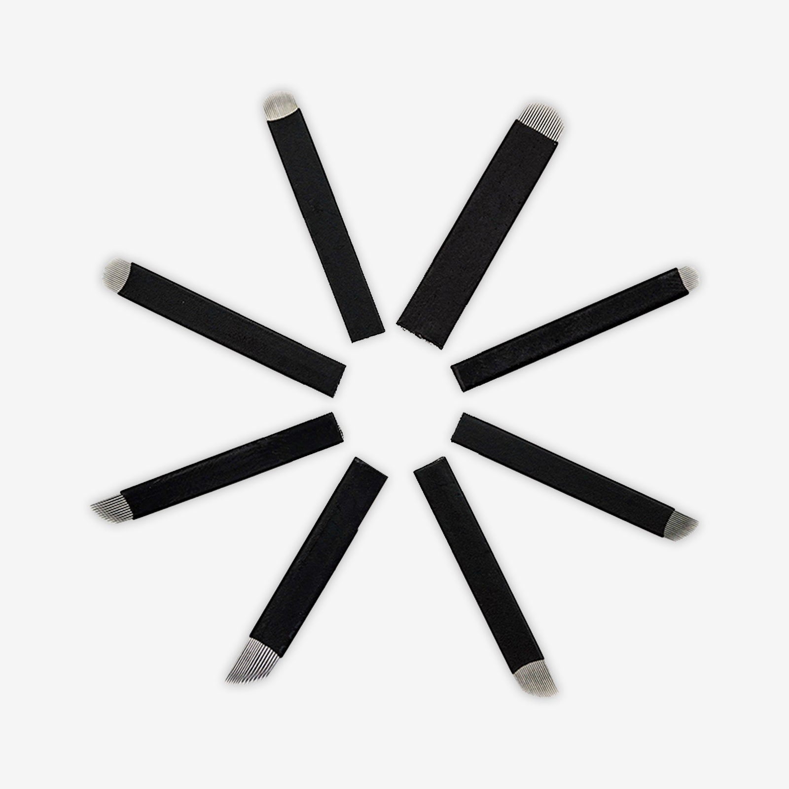 Agujas desechables Biomaser Super Black para microblading, maquillaje permanente, 20 unidades