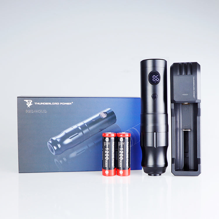 Máquina de tatuaje inalámbrica con pluma y recorrido de 4,0 mm ThunderlordPower K6016