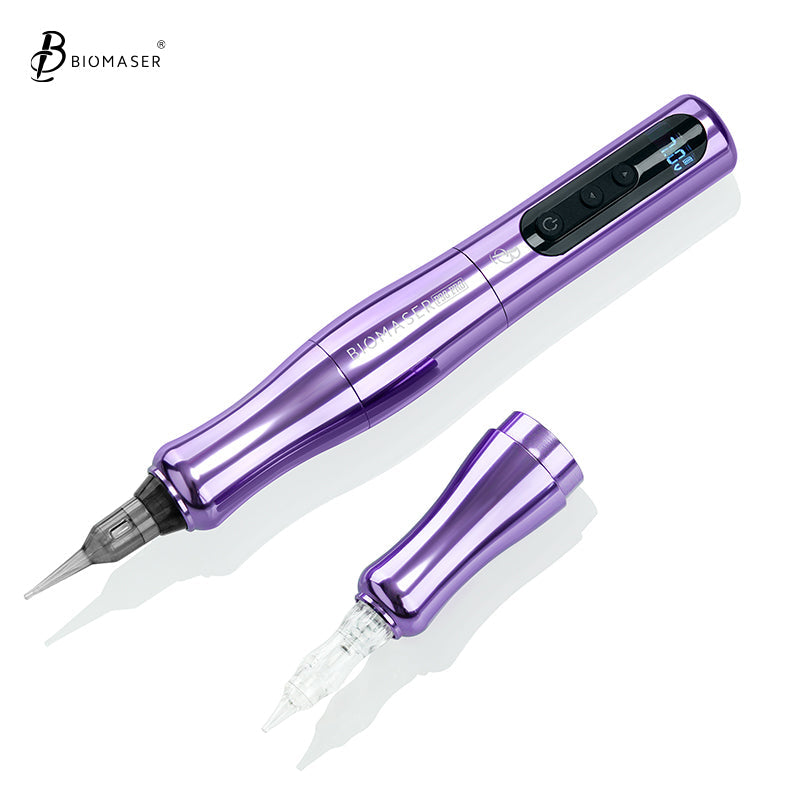 Biomaser P90 PRO Wireless PMU Pen - Long-Lasting, Silent & Portable for Brows/Lips/Eyeliner
