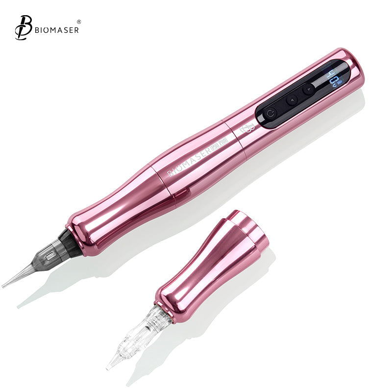 Biomaser P90 PRO Wireless PMU Pen - Long-Lasting, Silent & Portable for Brows/Lips/Eyeliner