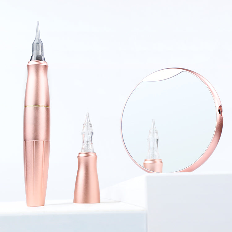 Kit de máquina de tatuaje PMU con cabezal doble CTGE004 para aguja de cartucho de tatuaje universal y aguja de rosca BMX Thunderlord P90