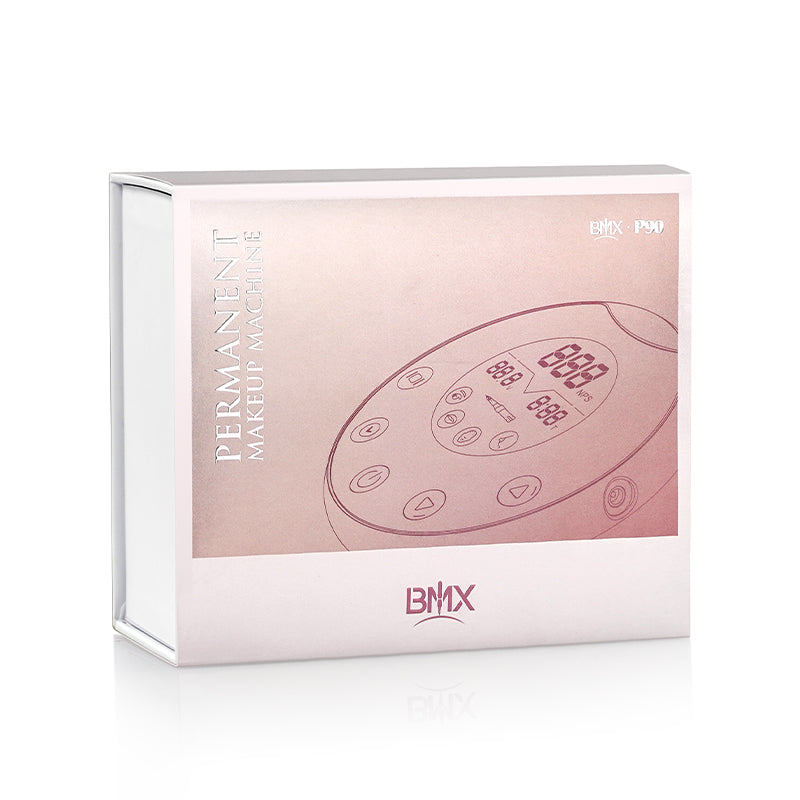 Kit de máquina de tatuaje PMU con cabezal doble CTGE004 para aguja de cartucho de tatuaje universal y aguja de rosca BMX Thunderlord P90