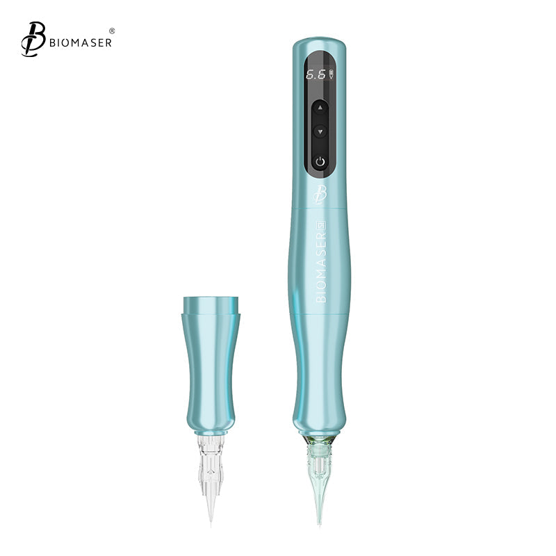 Biomaser P90 PRO Wireless PMU Pen - Long-Lasting, Silent & Portable for Brows/Lips/Eyeliner