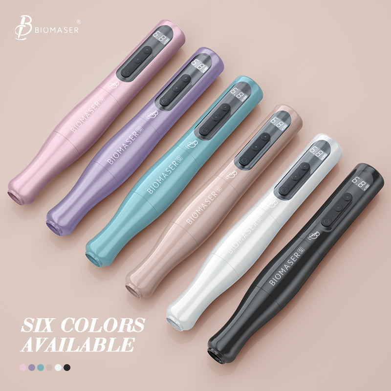 Biomaser P90 PRO Wireless PMU Pen - Long-Lasting, Silent & Portable for Brows/Lips/Eyeliner