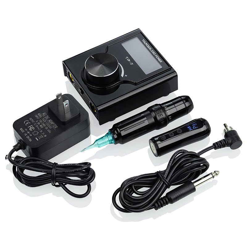 Biomaser JOG071 Microblading Kit - Low Voltage Start, Wired/Wireless Modes, Natural Hair Strokes