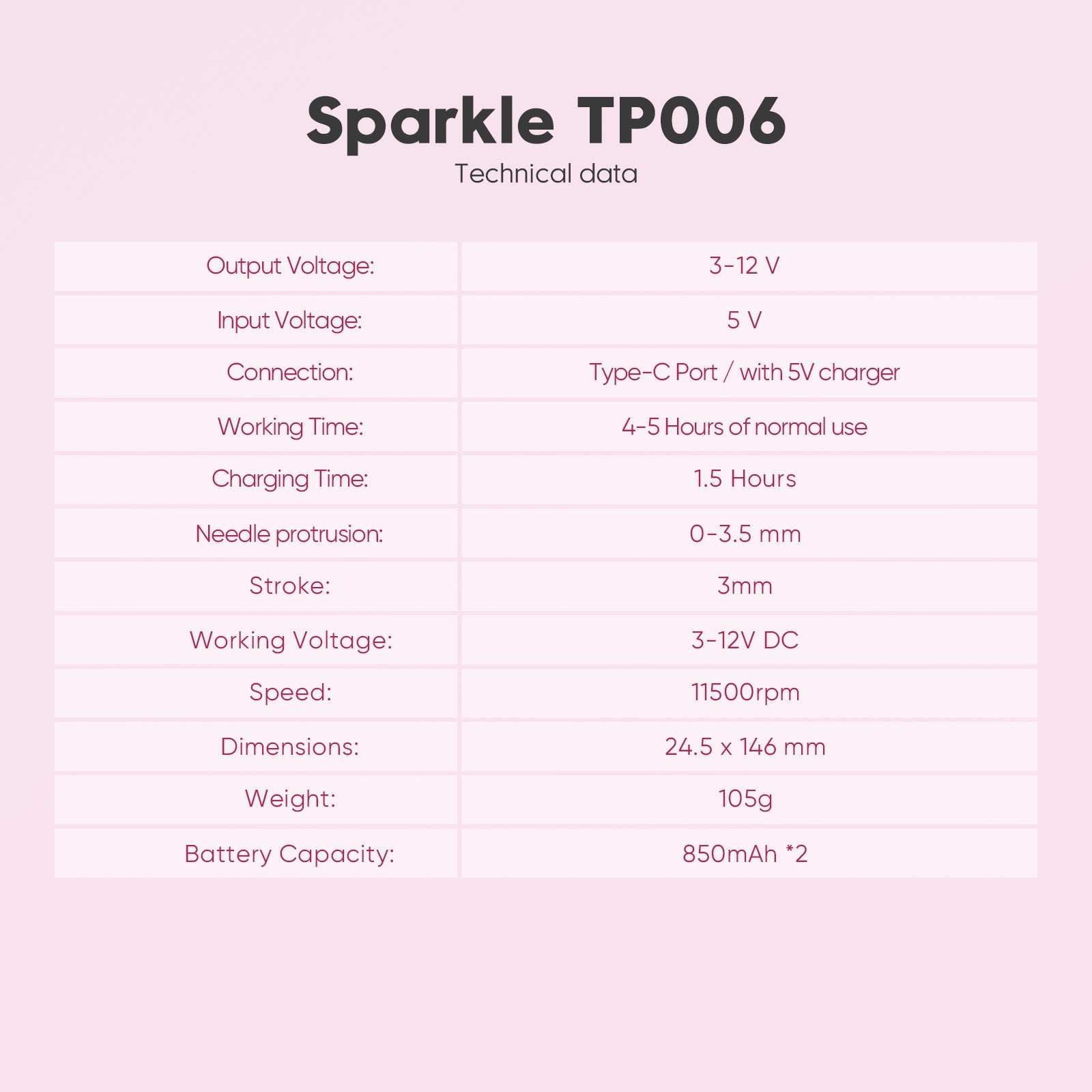 Biomaser Sparkle TP006 Permanent Makeup Machine