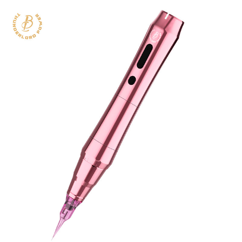 Biomaser TP010 Wireless PMU Machine Kit - Dual Battery, Swiss Motor, Silent for Eyebrows & Lips