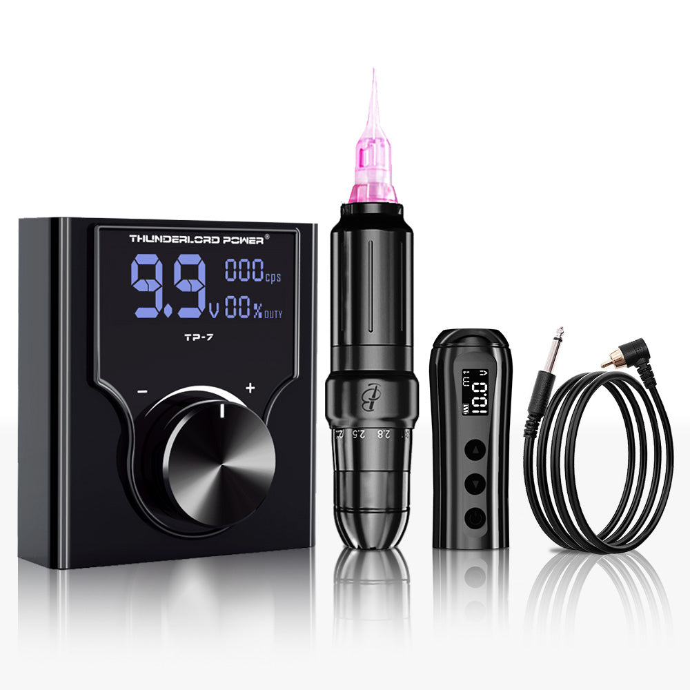 Biomaser JOG071 Microblading Kit - Low Voltage Start, Wired/Wireless Modes, Natural Hair Strokes