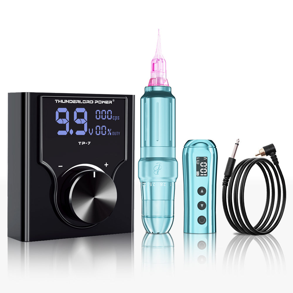 Biomaser JOG071 Microblading Kit - Low Voltage Start, Wired/Wireless Modes, Natural Hair Strokes