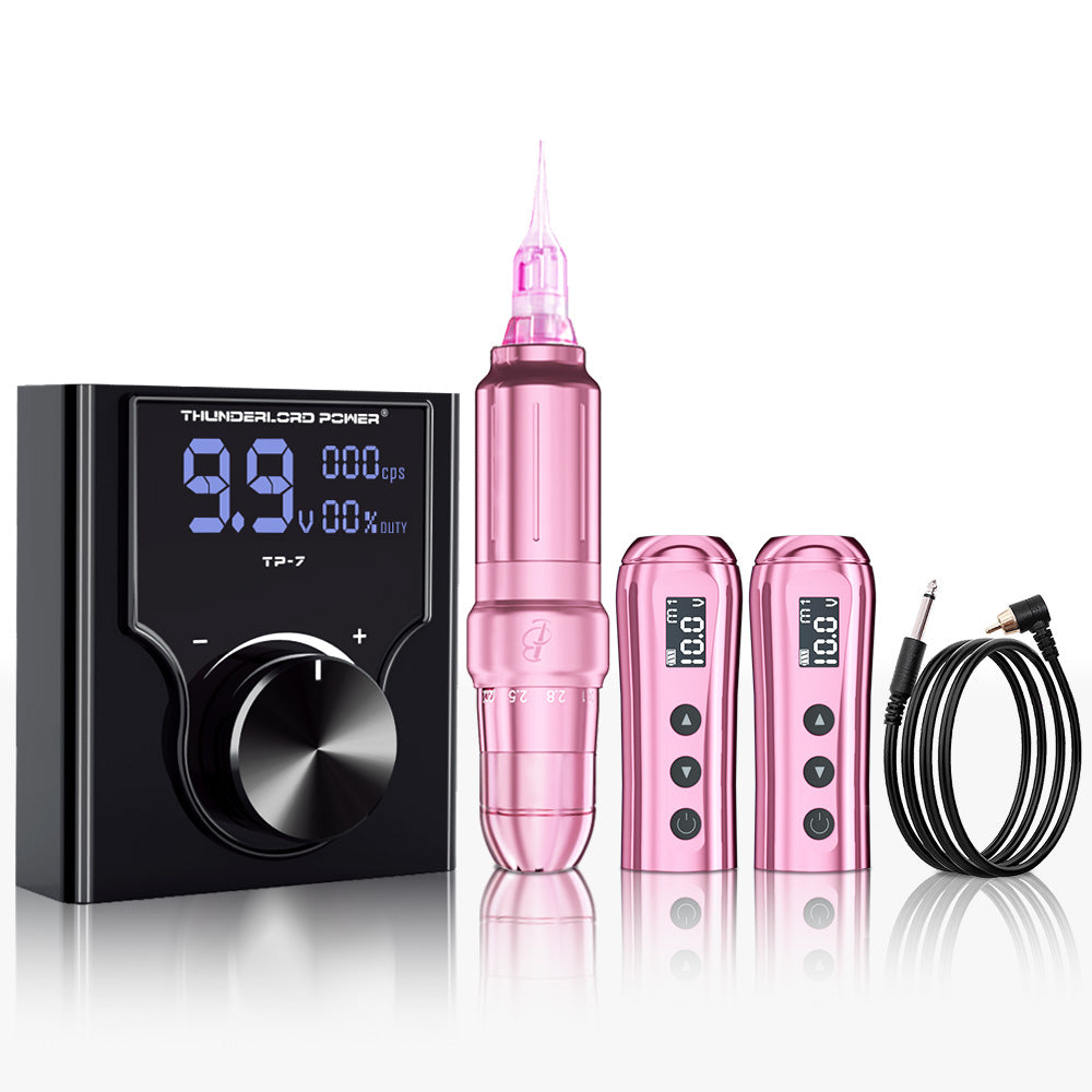 Biomaser JOG071 Microblading Kit - Low Voltage Start, Wired/Wireless Modes, Natural Hair Strokes