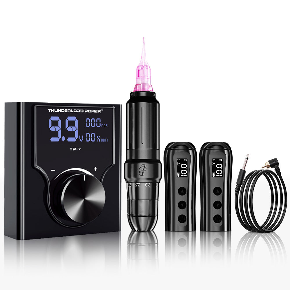 Biomaser JOG071 Microblading Kit - Low Voltage Start, Wired/Wireless Modes, Natural Hair Strokes