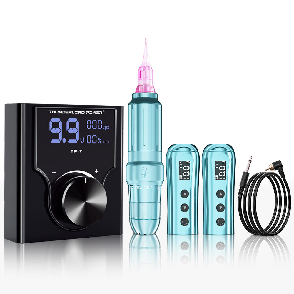 Biomaser JOG071 Microblading Kit - Low Voltage Start, Wired/Wireless Modes, Natural Hair Strokes