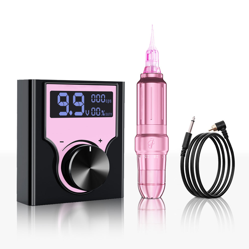 Biomaser JOG071 Microblading Kit - Low Voltage Start, Wired/Wireless Modes, Natural Hair Strokes