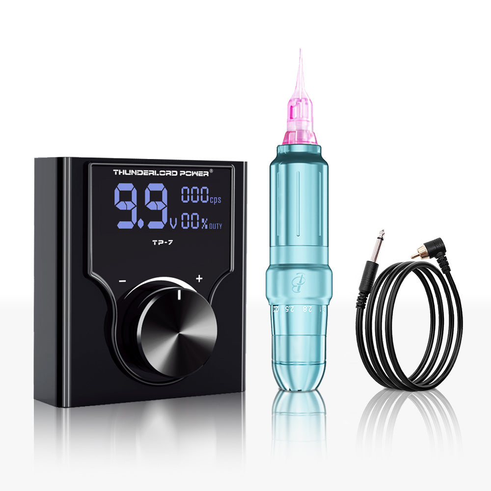 Biomaser JOG071 Microblading Kit - Low Voltage Start, Wired/Wireless Modes, Natural Hair Strokes