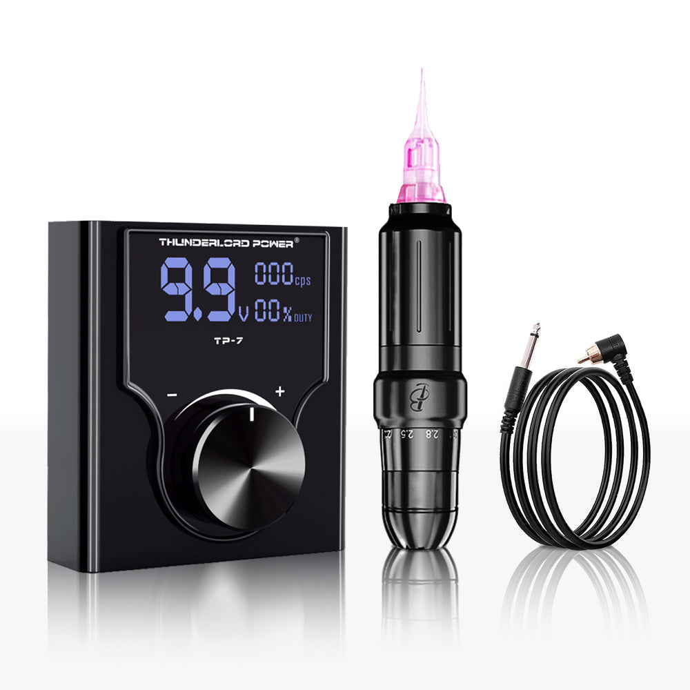 Biomaser JOG071 Microblading Kit - Low Voltage Start, Wired/Wireless Modes, Natural Hair Strokes