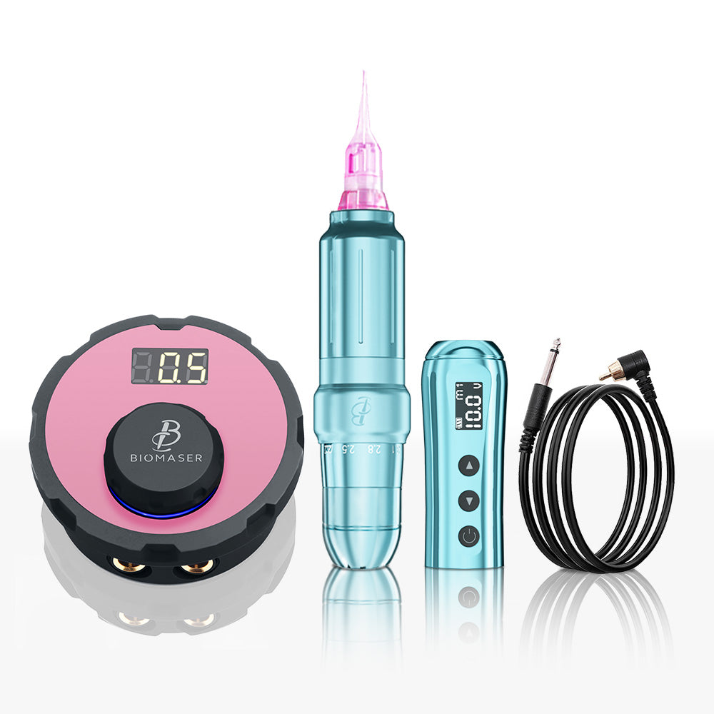 Kit de máquina de tatuaje Biomaser JOG261 PMU para cejas y labios