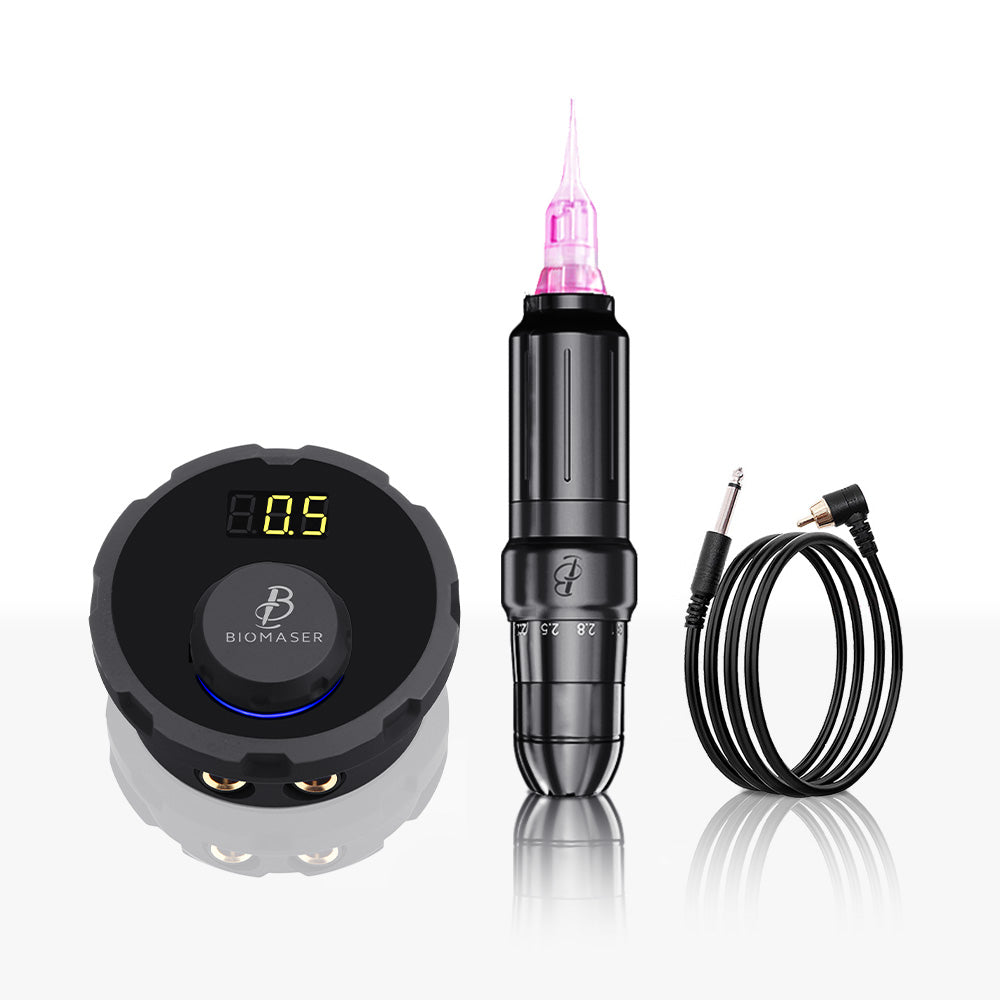 Kit de máquina de tatuaje Biomaser JOG261 PMU para cejas y labios