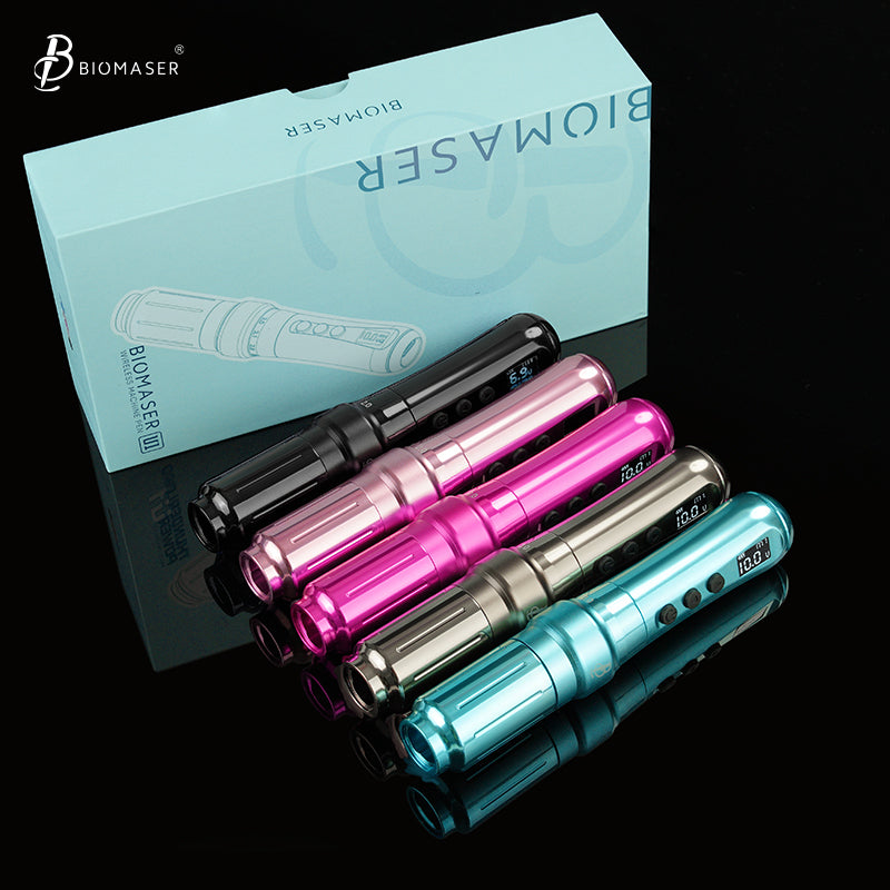 Máquina de tatuaje inalámbrica Biomaser U1 PMU para cejas y labios