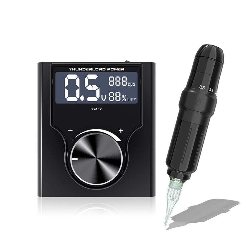 Biomaser JOG071 Microblading Kit - Low Voltage Start, Wired/Wireless Modes, Natural Hair Strokes