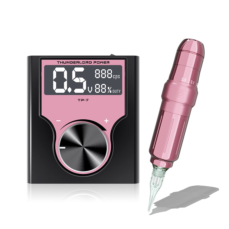 Biomaser JOG071 Microblading Kit - Low Voltage Start, Wired/Wireless Modes, Natural Hair Strokes