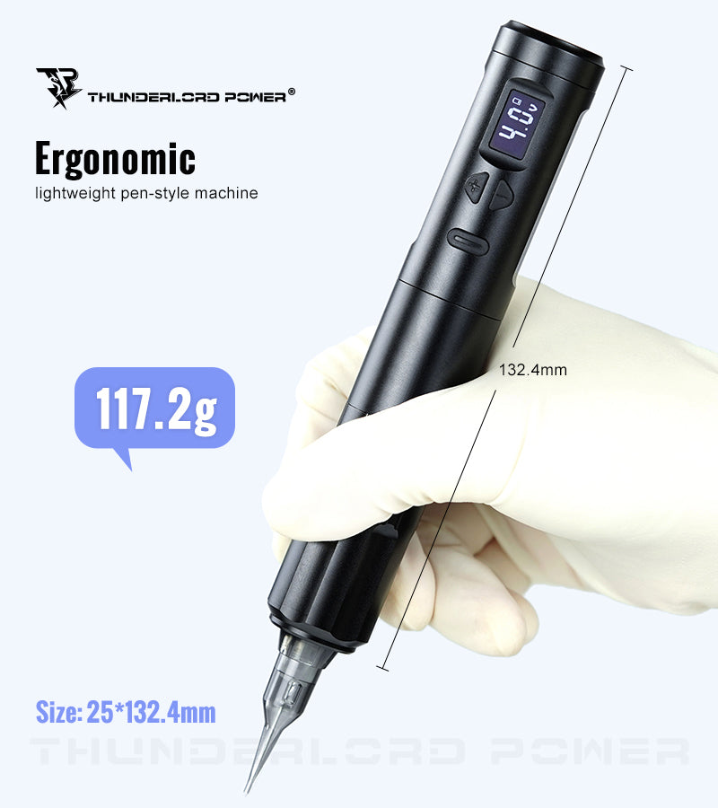 Máquina inalámbrica de maquillaje permanente para tatuajes Thunderlordpower K6003