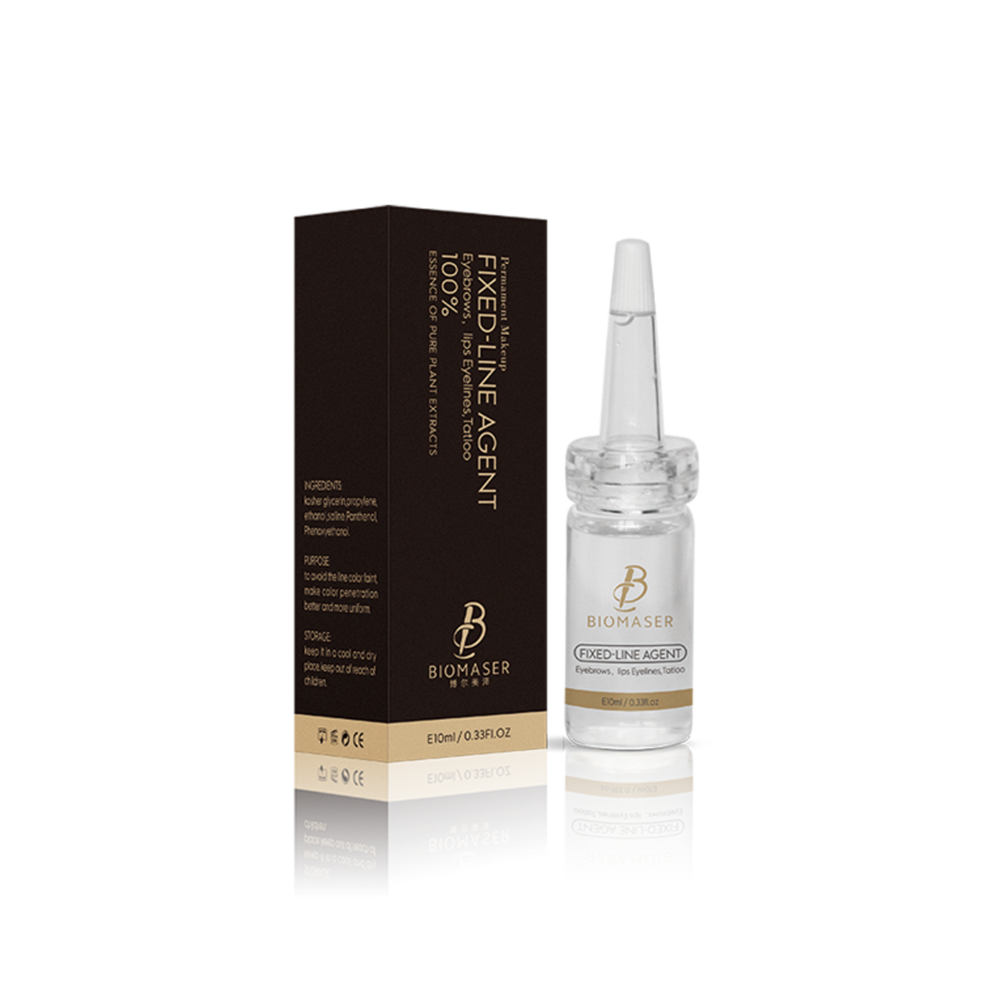 Biomaser Permanent Makeup swelling coloring agent Pigment For Microbalding & Eyebrows Tattoo