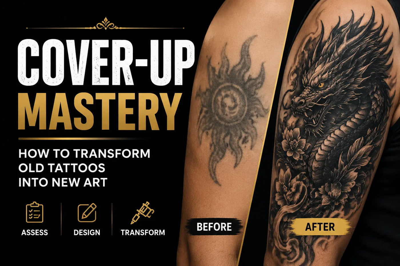 Cover-Up Mastery: How to Transform Old Tattoos Into New Art