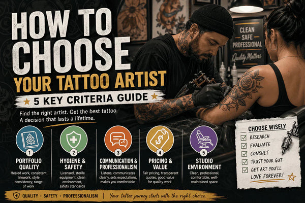 How to Choose Your Tattoo Artist: 5 Key Criteria for Finding the Right One