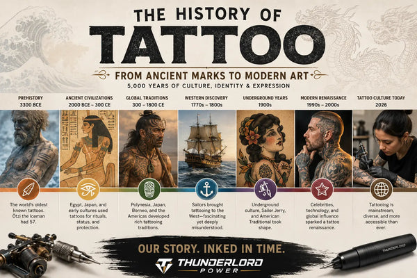 Tattoo History: From Primitive Society to Modern Culture