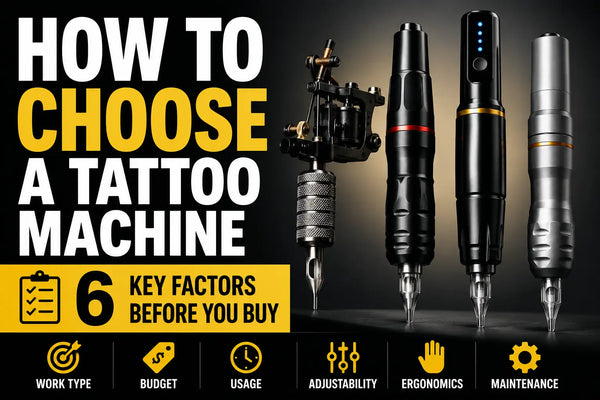 How to Choose the Right Tattoo Machine: 6 Key Factors