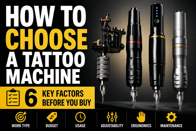 How to Choose the Right Tattoo Machine: 6 Key Factors