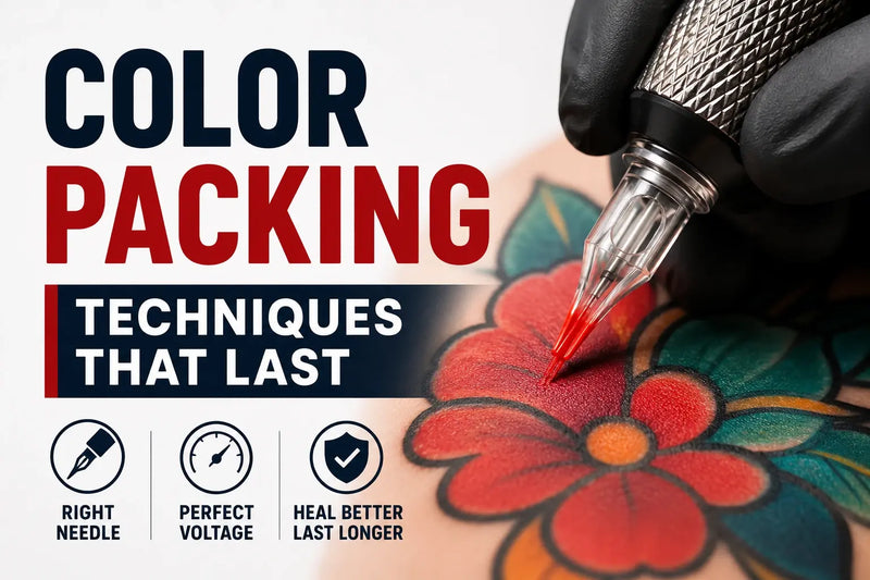 Tattoo Color Packing: How to Achieve Even Saturation Without Overworking Skin