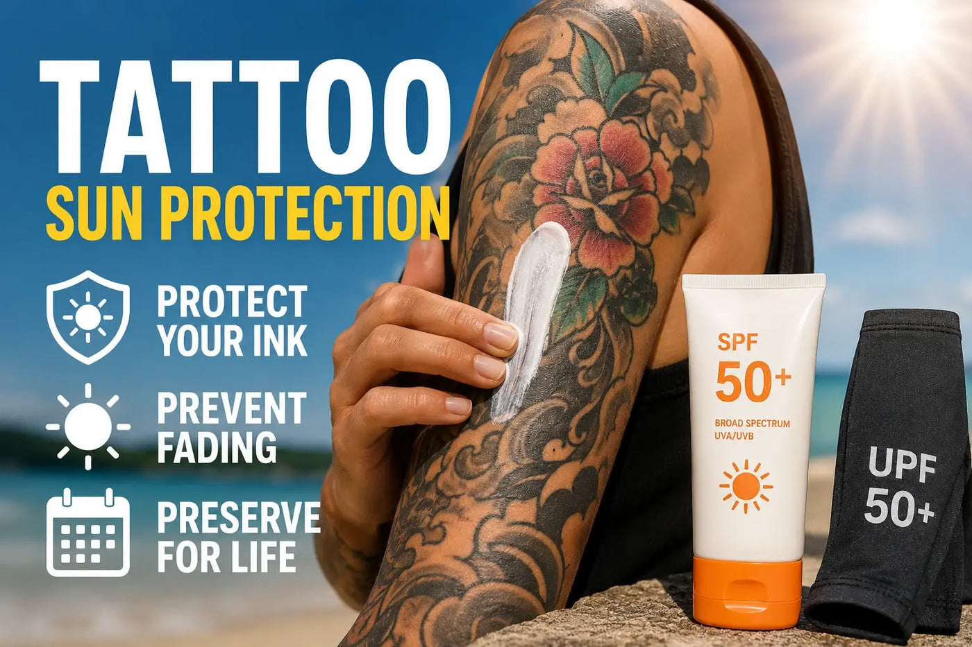 Tattoo Sun Protection: Why UV Is Your Ink's Worst Enemy and How to Fight Back