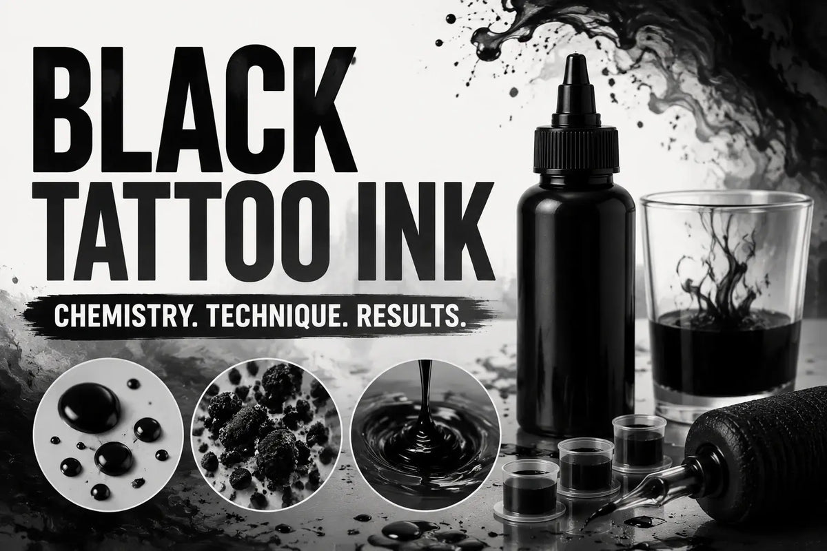 Black Tattoo Ink: Types, Properties, and Application Guide