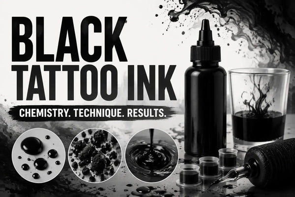 Black Tattoo Ink: Types, Properties, and Application Guide