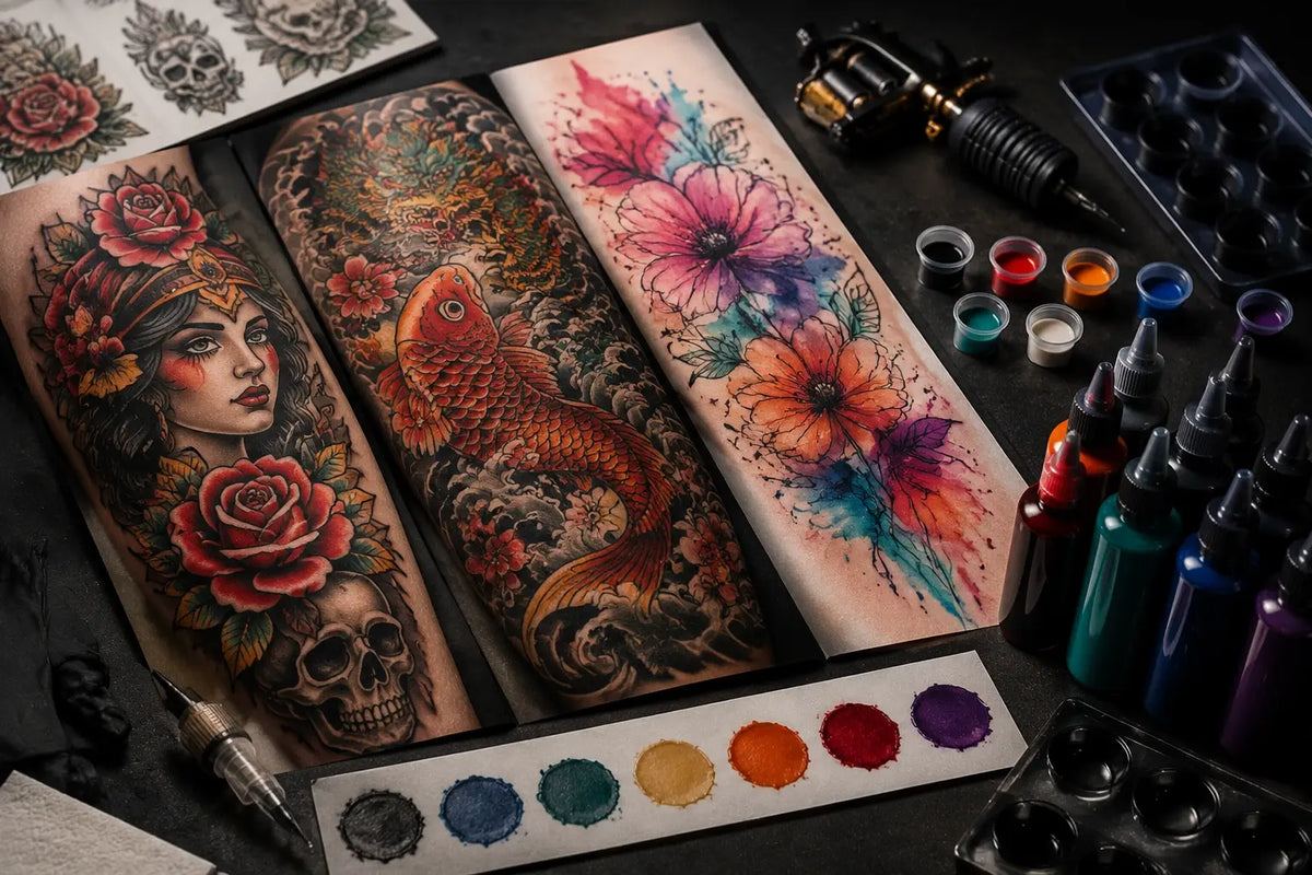 Color Tattoo Style: Ink Selection, Color Theory, and Maintenance