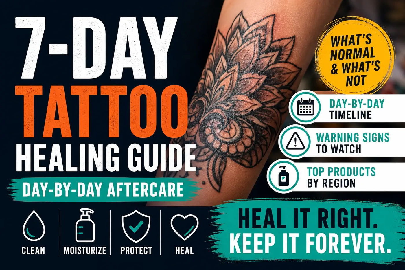 The First 7 Days: Critical Tattoo Aftercare Milestones and Warning Signs