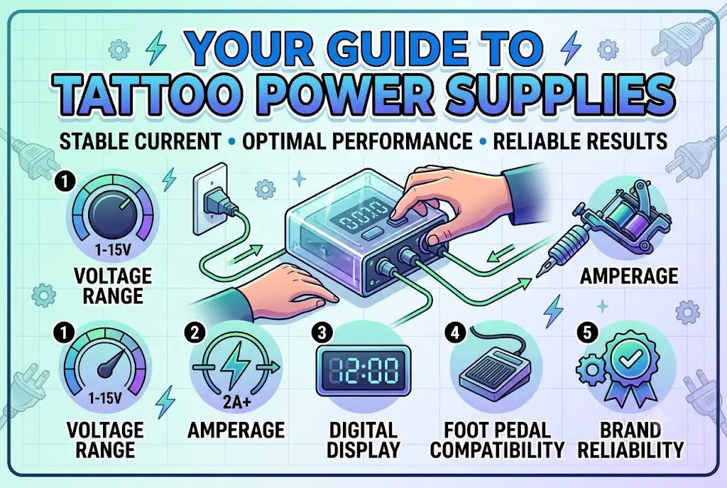Tattoo Power Supply Buying Guide: How to Choose the Right One