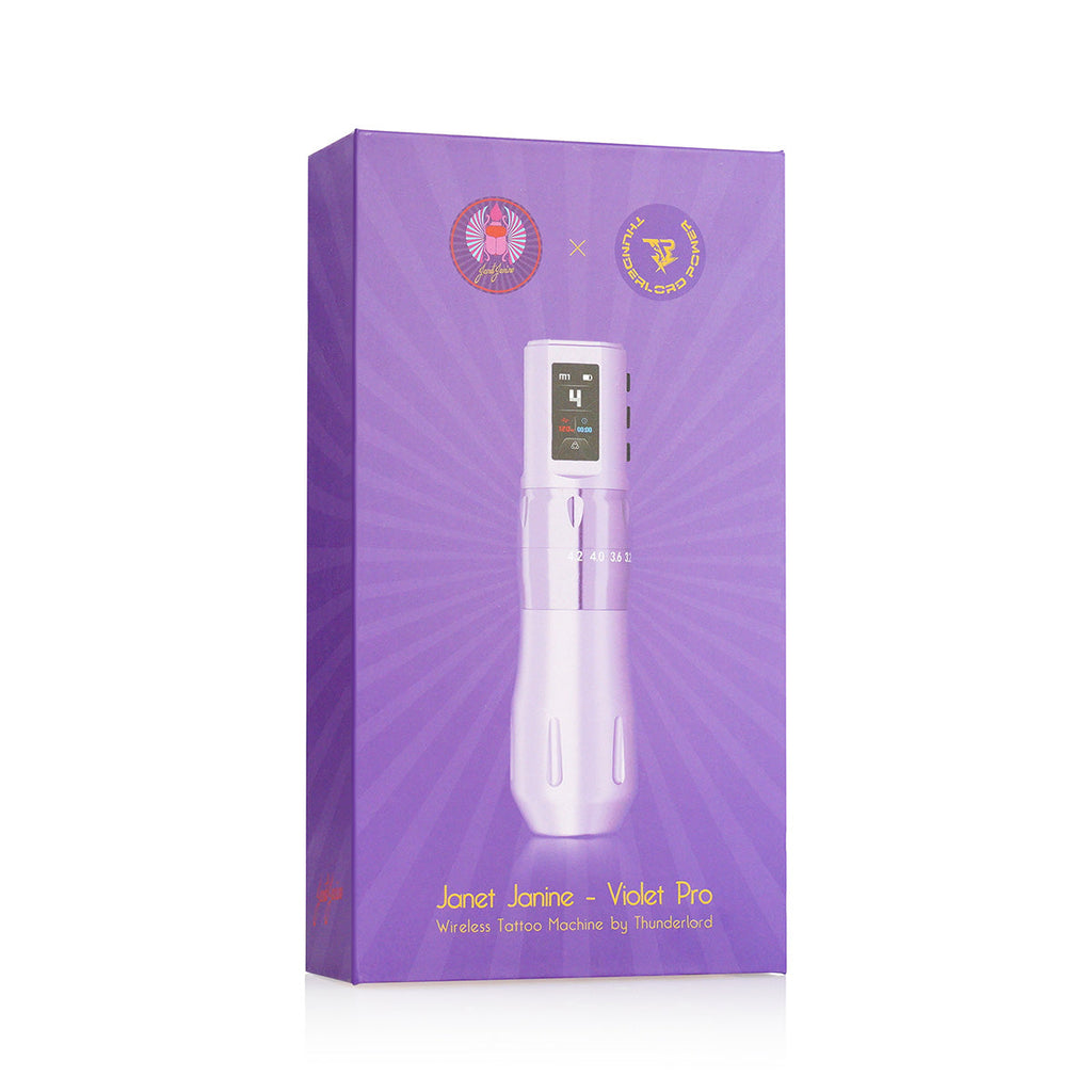Thunderlord Power × Janet Janine Violet Pro Wireless Tattoo Machine