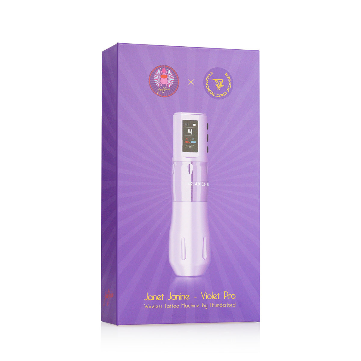 Thunderlord Power × Janet Janine Violet Pro Wireless Tattoo Machine