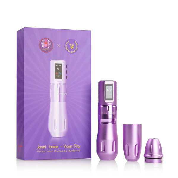 Thunderlord Power × Janet Janine Violet Pro Wireless Tattoo Machine