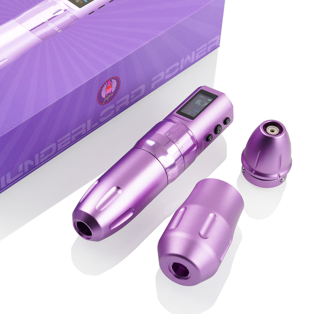 Thunderlord Power × Janet Janine Violet Pro Wireless Tattoo Machine